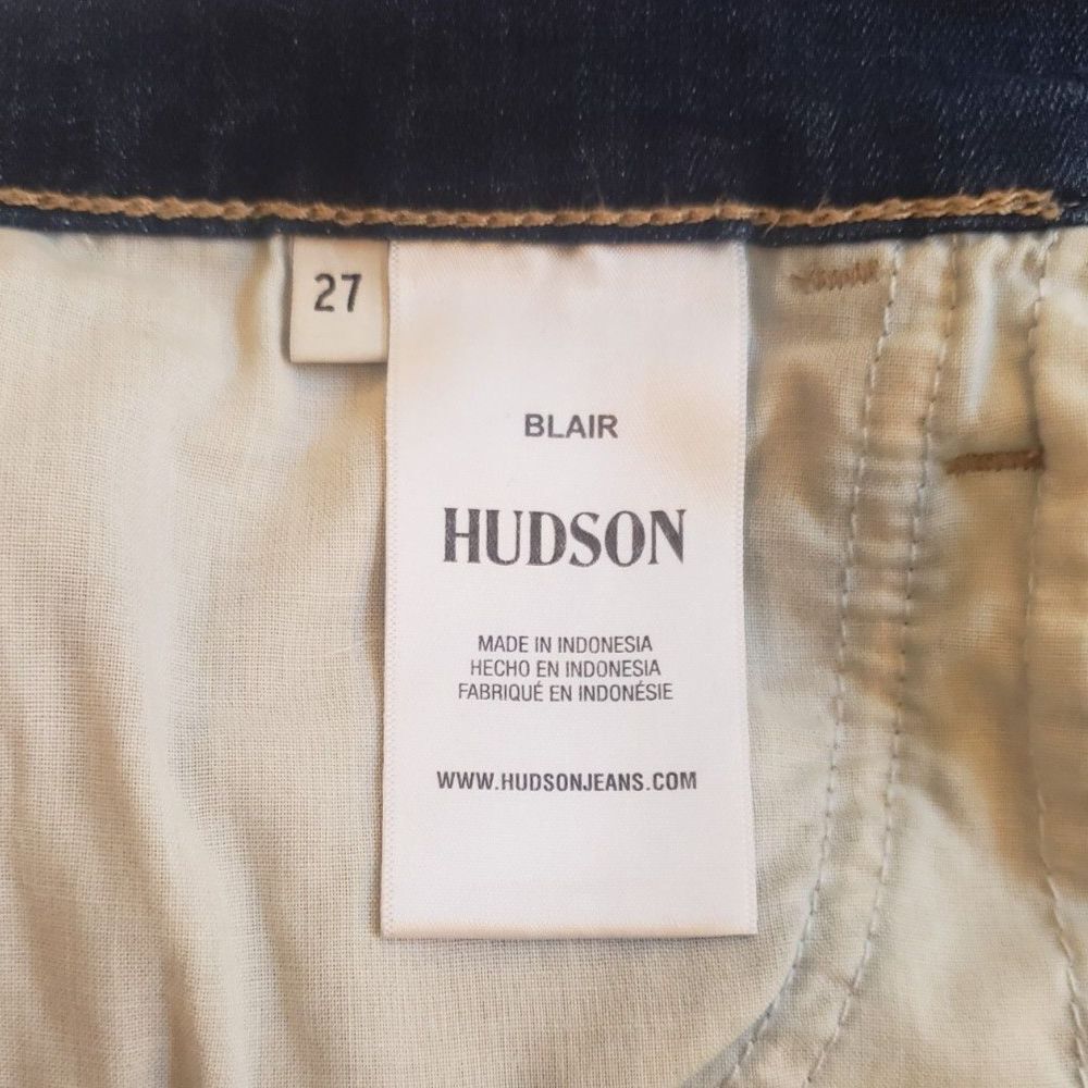 Hudson - Blair Jeans - High Rise - Bootcut - Dark Blue - Women Size 27 - Picture 7 of 8